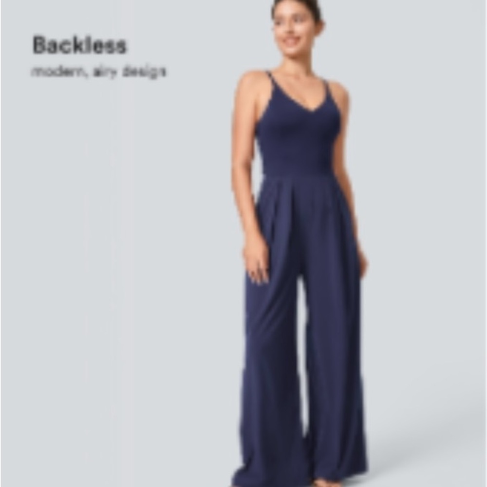 HALARA Navy Blue Jumpsuit